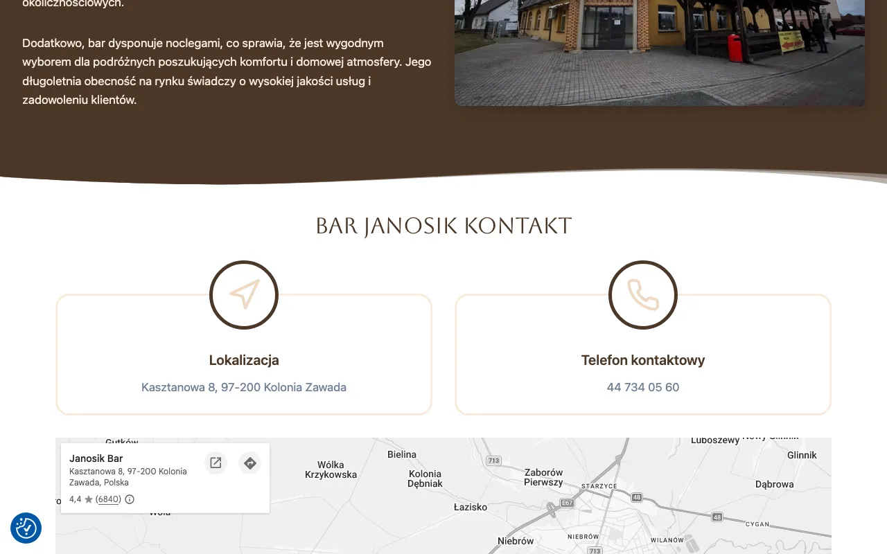 Bar Janosik — widok 3