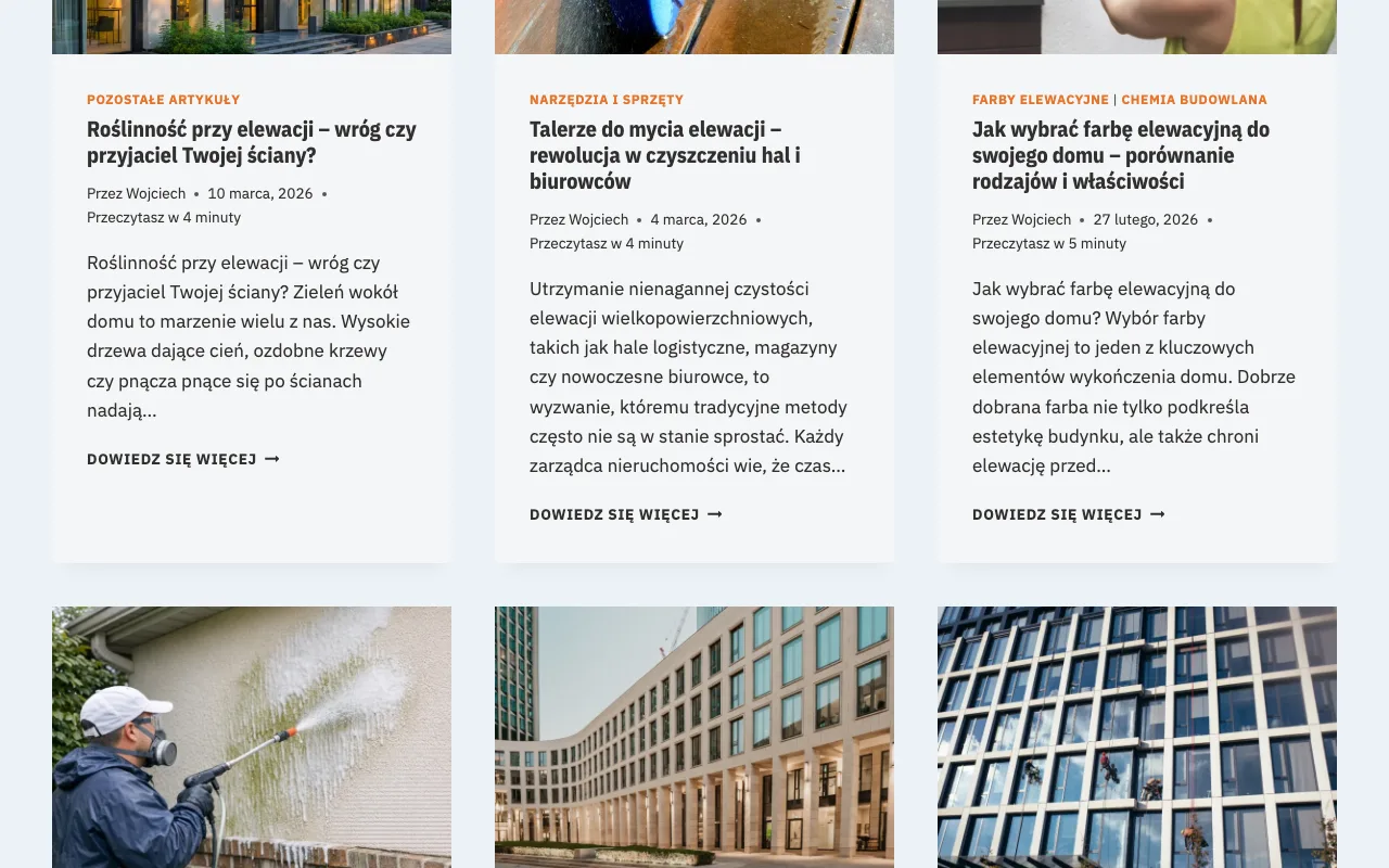 Czyszczenie Fasad — widok 3