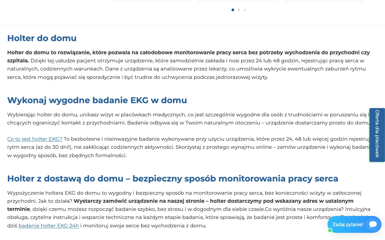 Holter do Domu — widok 3