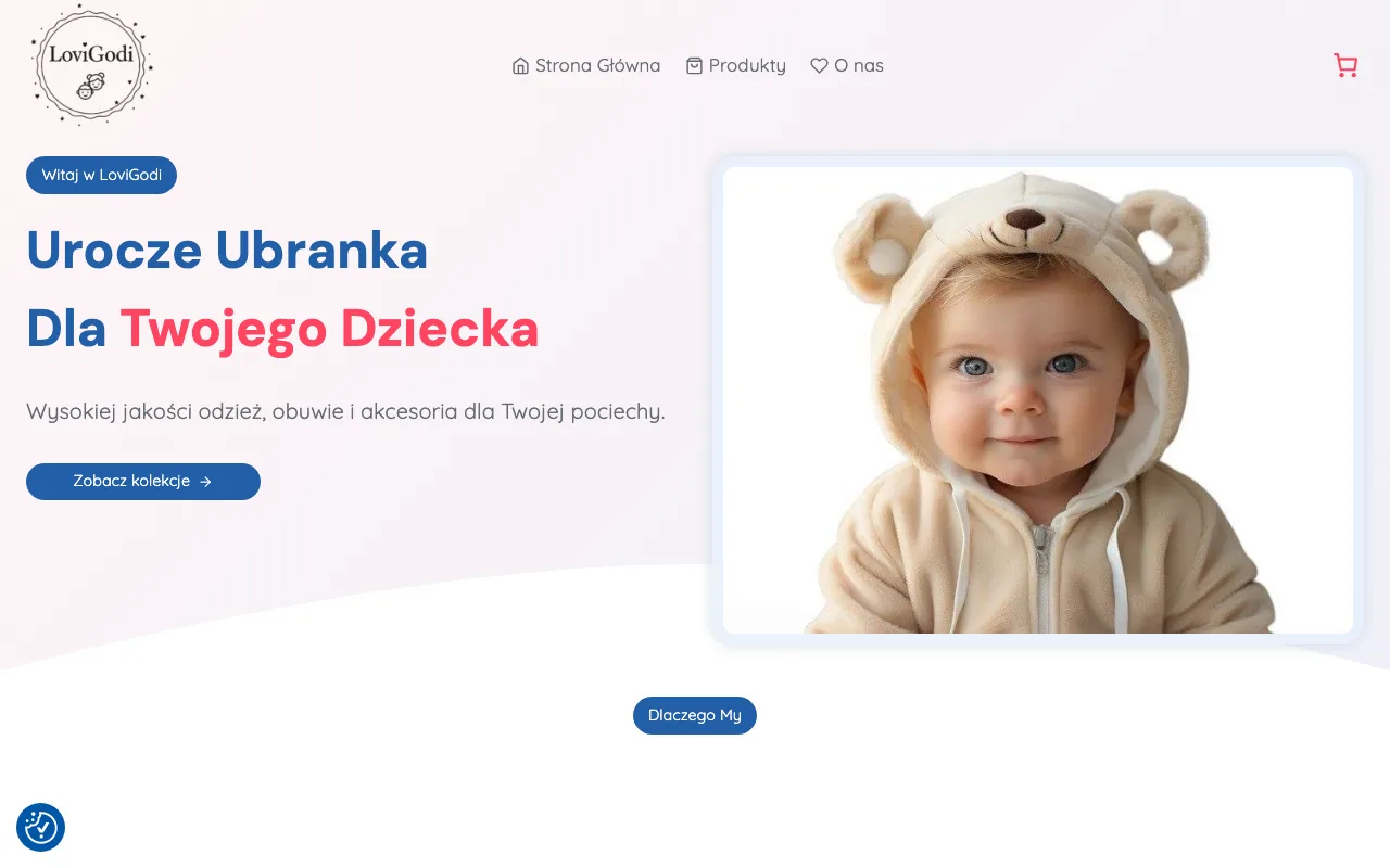 Strona internetowa Lovi Godi — realizacja Kaminski.link