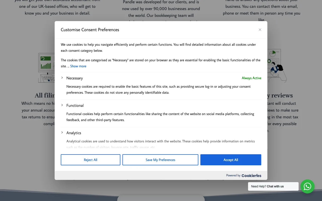 Nest Accountancy — widok 2