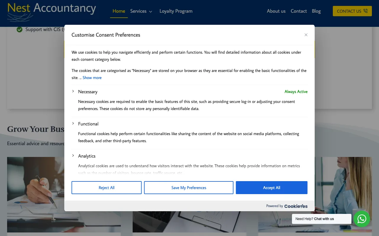 Nest Accountancy — widok 3