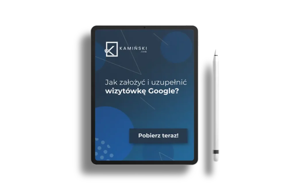 E-book Jak założyć wizytówkę Google — okładka